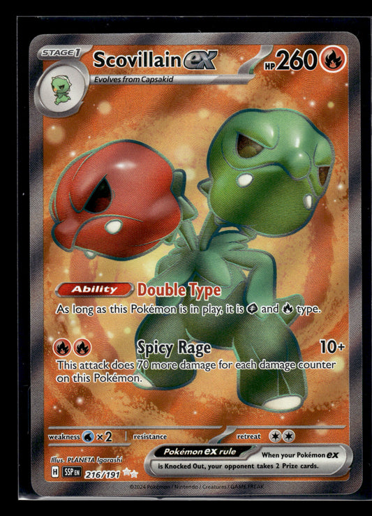 Scovillain ex #216/191 Surging Sparks VLP