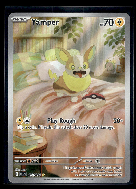 Yamper #099/094 Phantasmal Flames NM