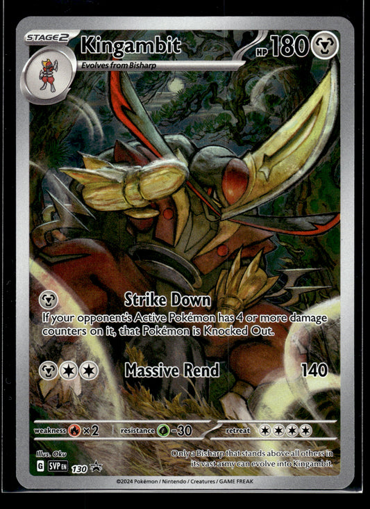 Kingambit #130 Scarlet & Violet Promo Cards VLP