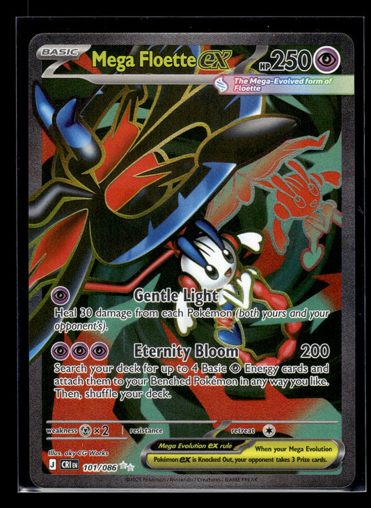 Mega Floette ex #101/086 Chaos Rising VLP