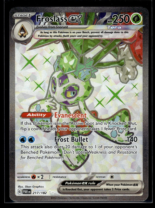 Froslass ex #217/182 Paradox Rift VLP