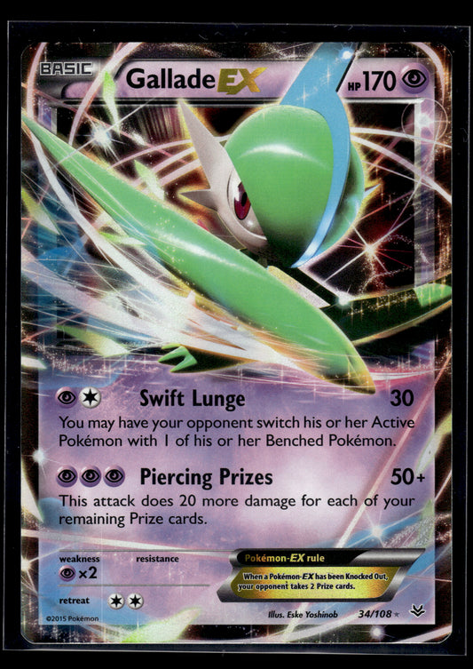 Gallade EX #34/108 Roaring Skies MP