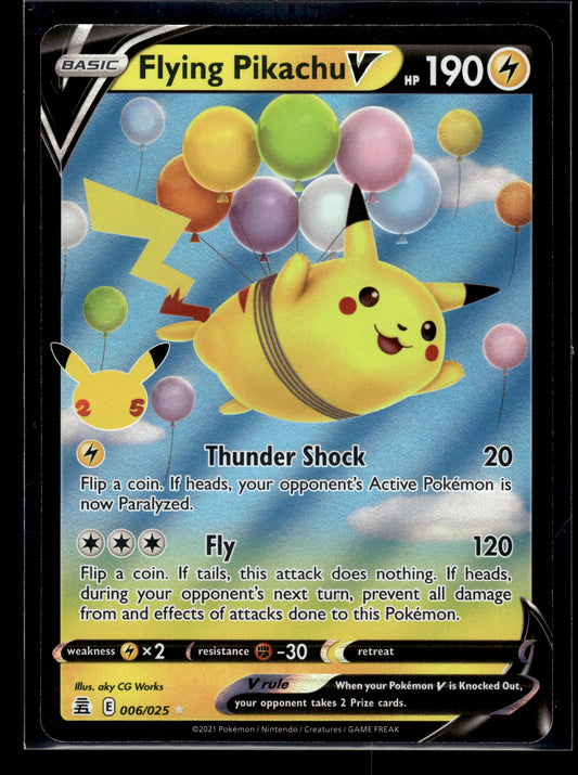 Flying Pikachu V #006/025 Celebrations LP