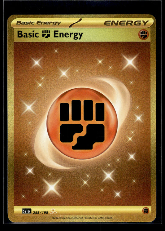 Basic Fighting Energy #258/198 Scarlet & Violet Base Set LP