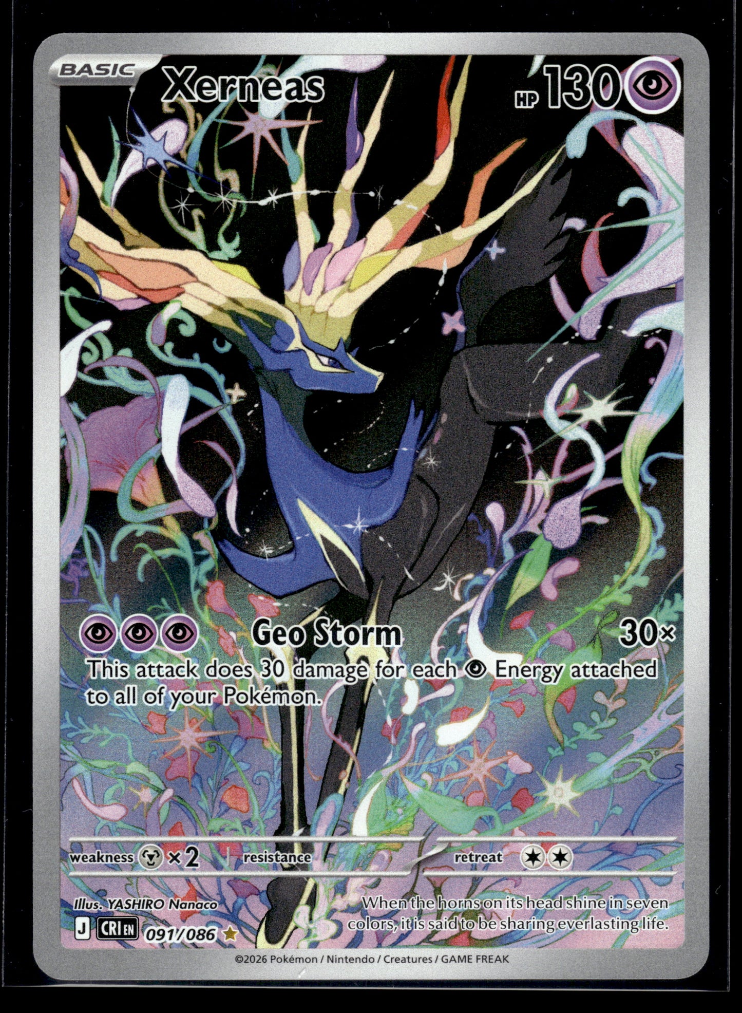 Xerneas #091/086 Chaos Rising NM