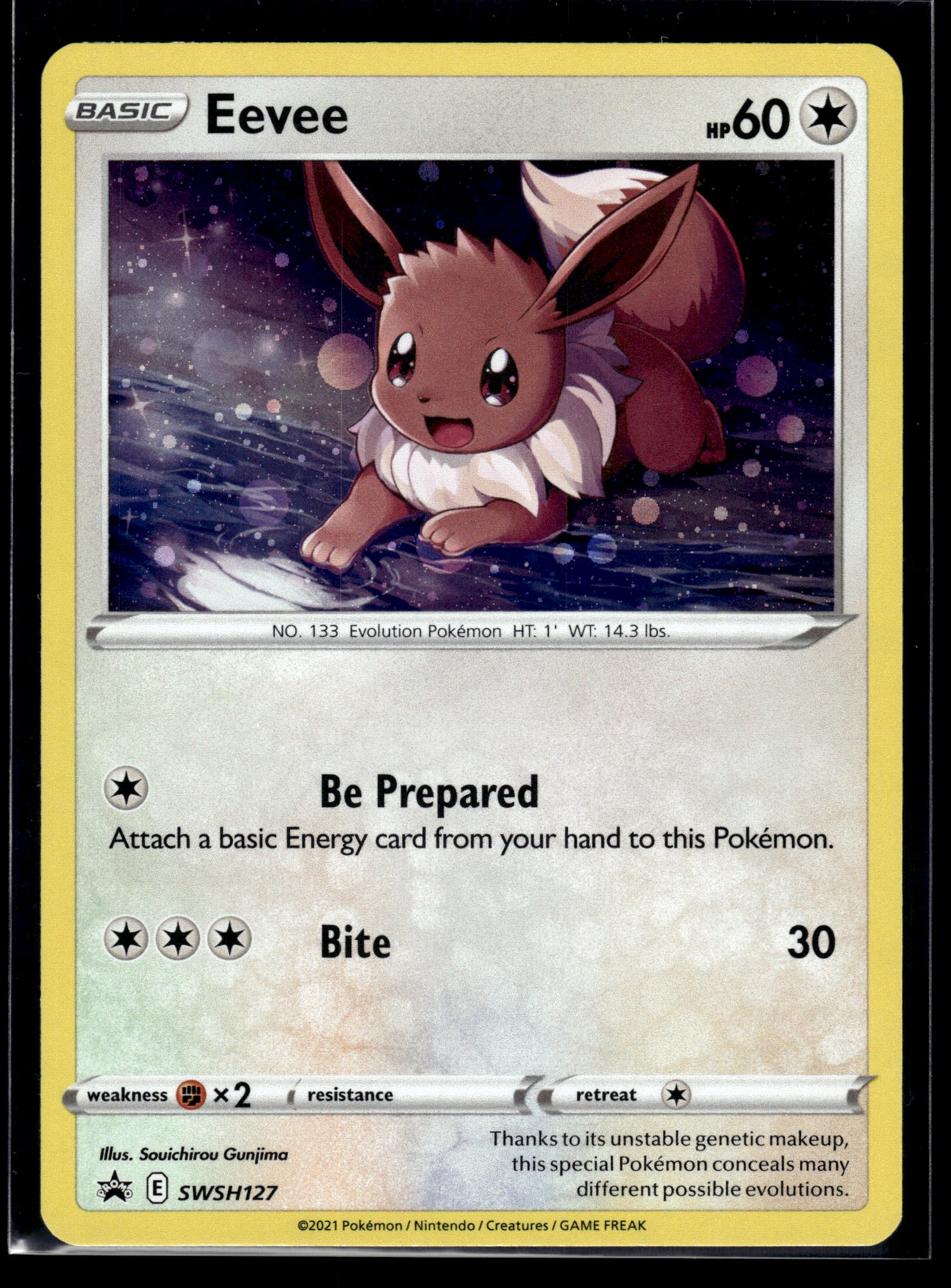 Eevee #SWSH127 Sword & Shield Promo Cards LP