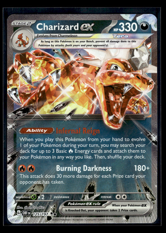 Charizard ex #125/197 Prize Pack Series Cards VLP