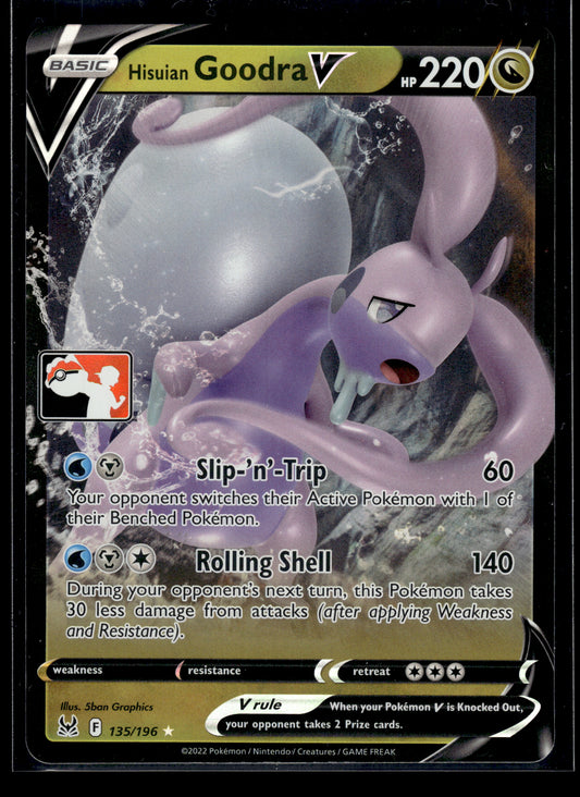 Hisuian Goodra V #135/196 Prize Pack Series Cards LP