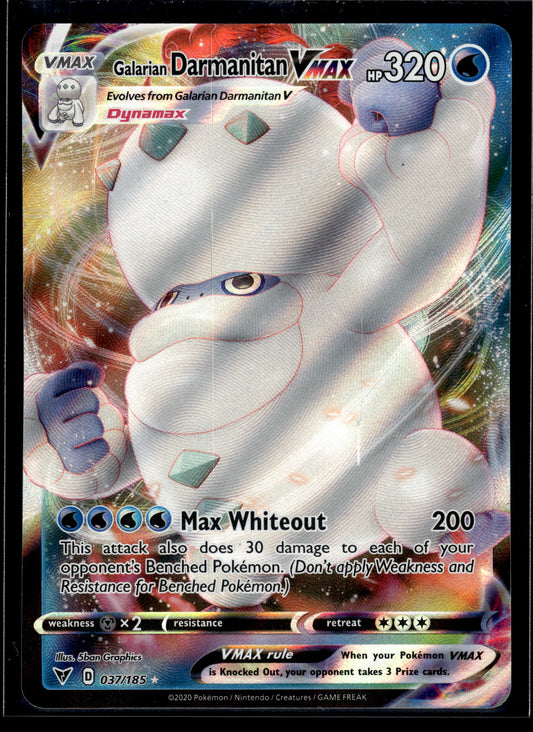 Galarian Darmanitan VMAX #037/185 Vivid Voltage VLP