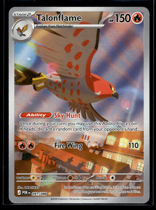 Talonflame #091/088 Perfect Order NM