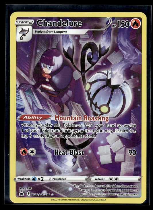 Chandelure #TG04/TG30 Lost Origin Trainer Gallery VLP