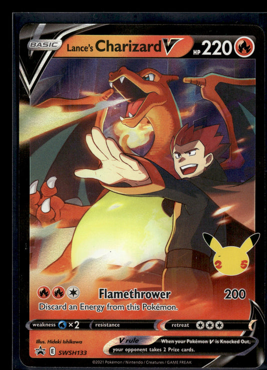 Lance's Charizard V #SWSH133 Sword & Shield Promo Cards LP