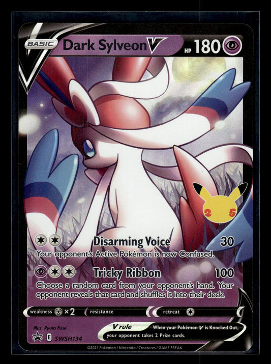 Dark Sylveon V #SWSH134 Sword & Shield Promo Cards VLP