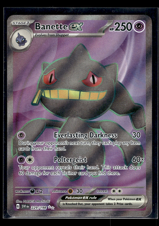 Banette ex #229/198 Scarlet & Violet Base Set LP