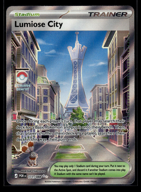 Lumiose City #111/088 Perfect Order NM