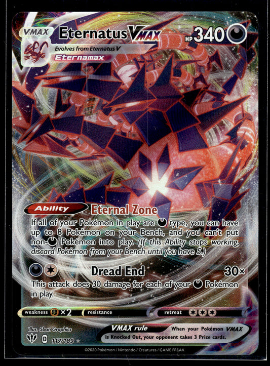 Eternatus VMAX #117/189 Darkness Ablaze VLP