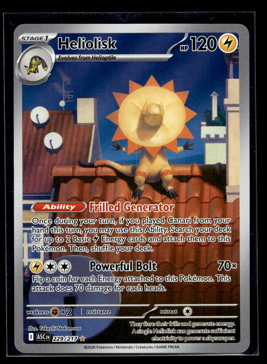 Heliolisk #229/217 Ascended Heroes NM