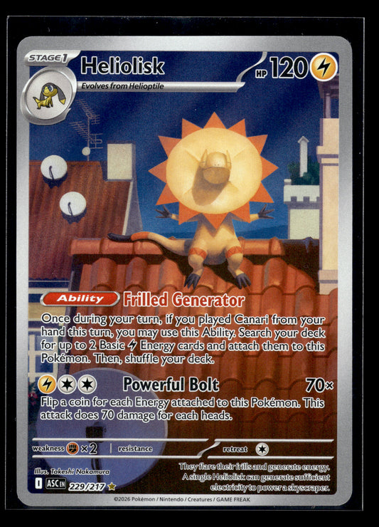 Heliolisk #229/217 Ascended Heroes NM