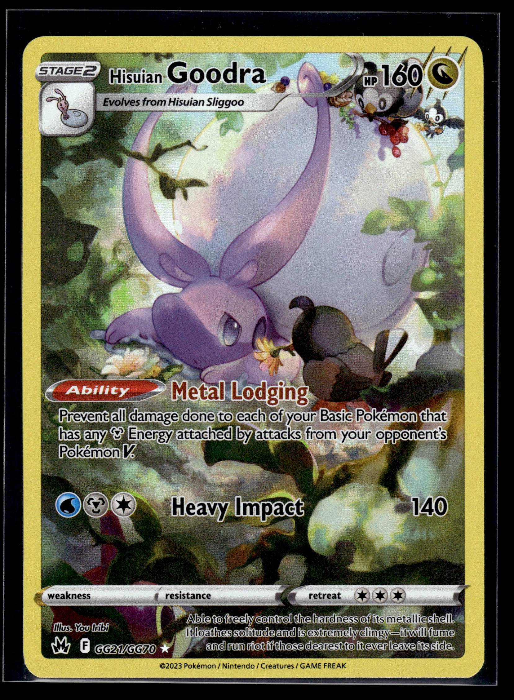 Hisuian Goodra #GG21/GG70 Crown Zenith: Galarian Gallery LP
