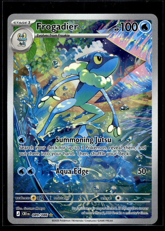 Frogadier #089/086 Chaos Rising NM