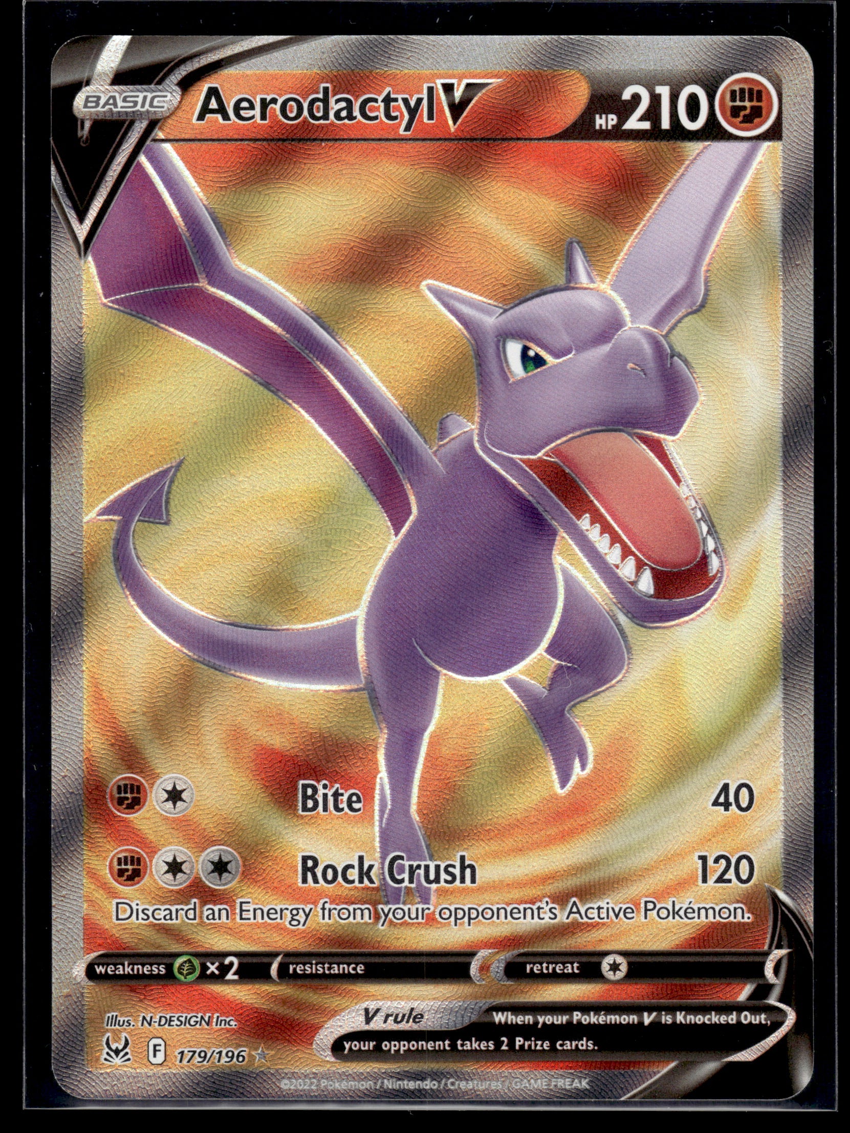 Aerodactyl V #179/196 Lost Origin VLP