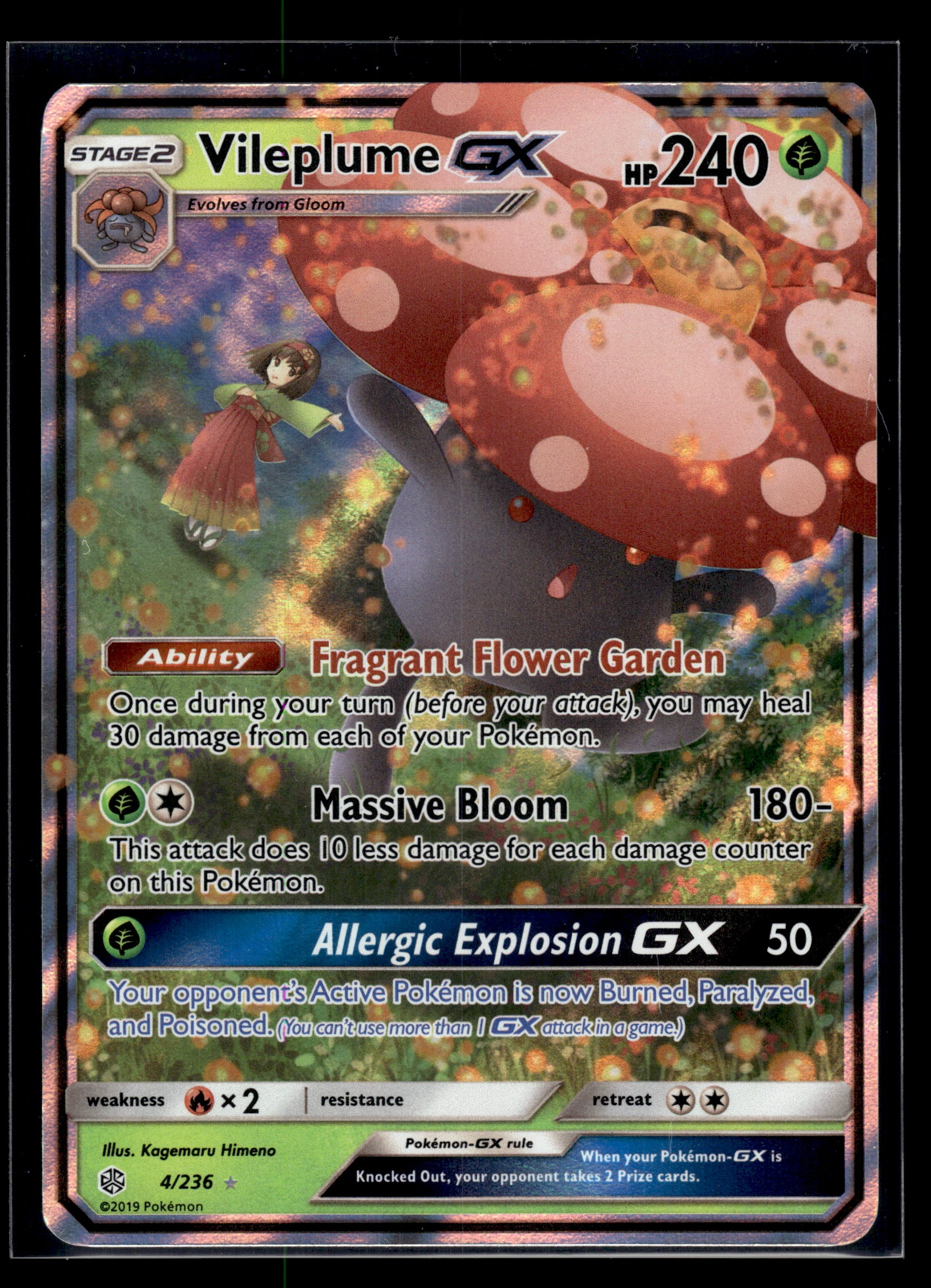 Vileplume GX #4/236 Cosmic Eclipse VLP