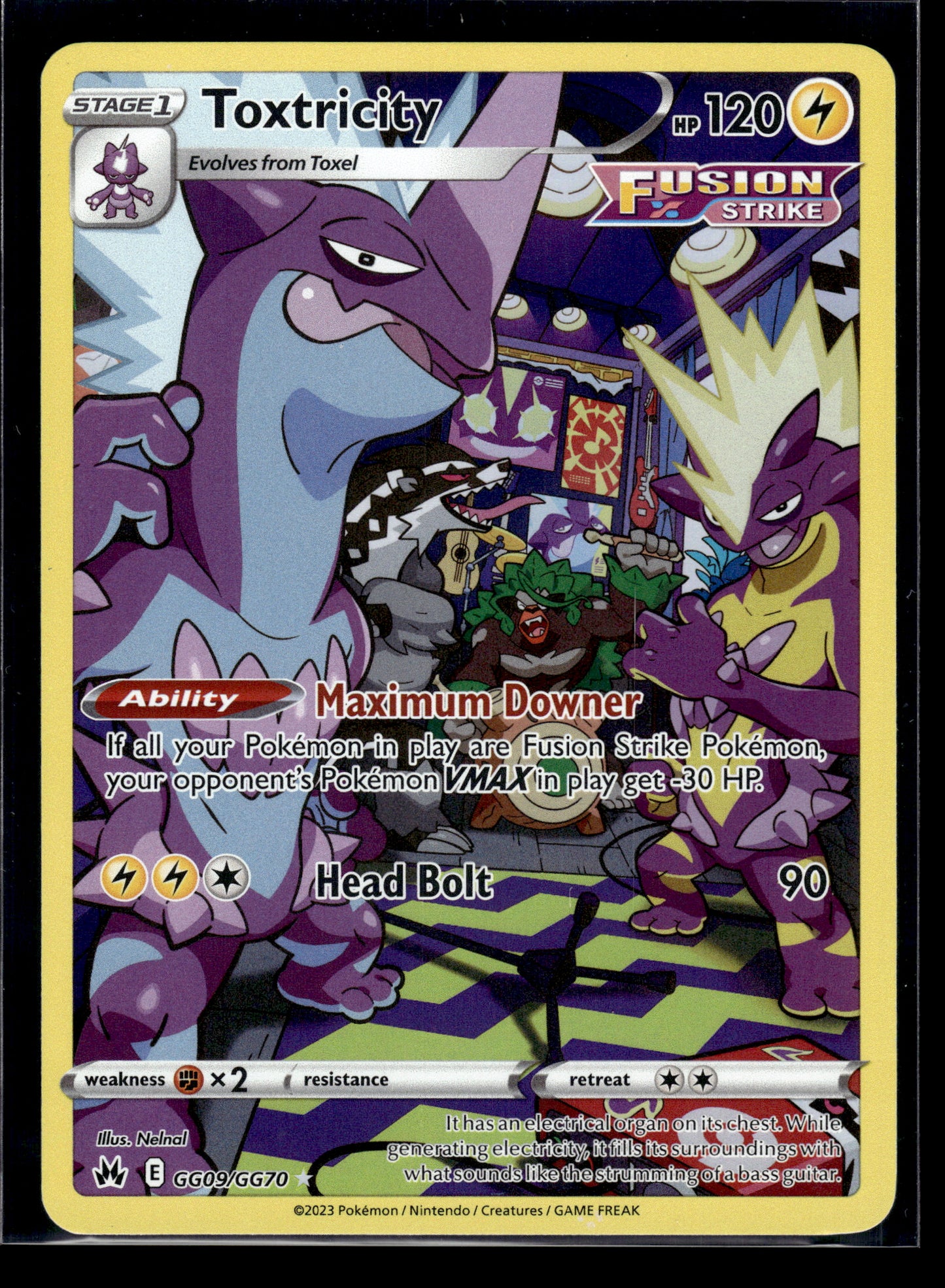 Toxtricity #GG09/GG70 Crown Zenith: Galarian Gallery VLP