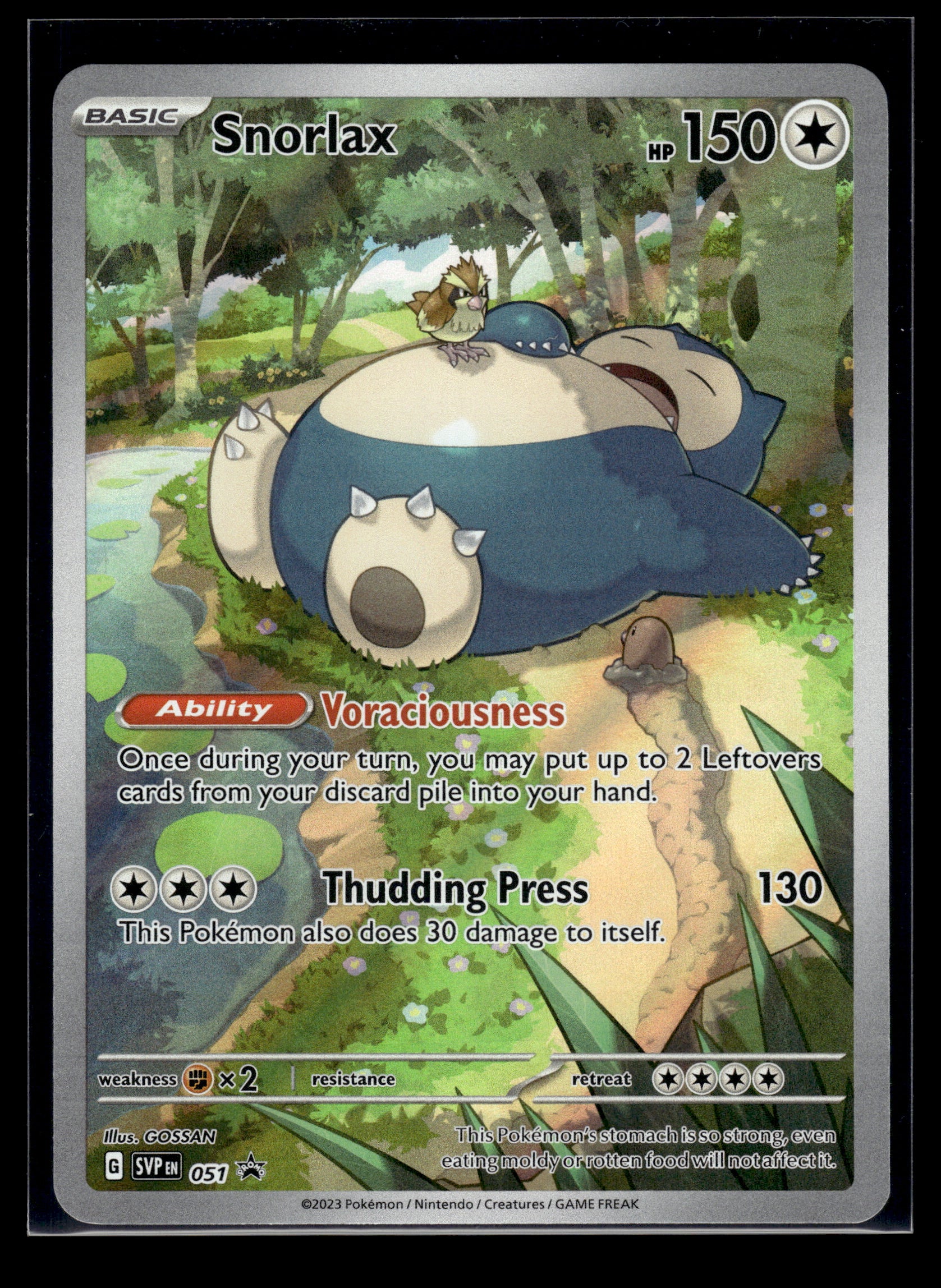 Snorlax #051 Scarlet & Violet Promo Cards LP