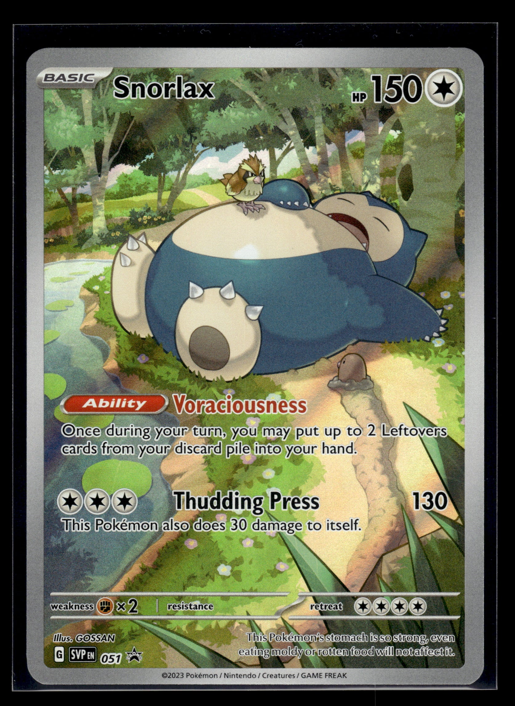 Snorlax #051 Scarlet & Violet Promo Cards VLP