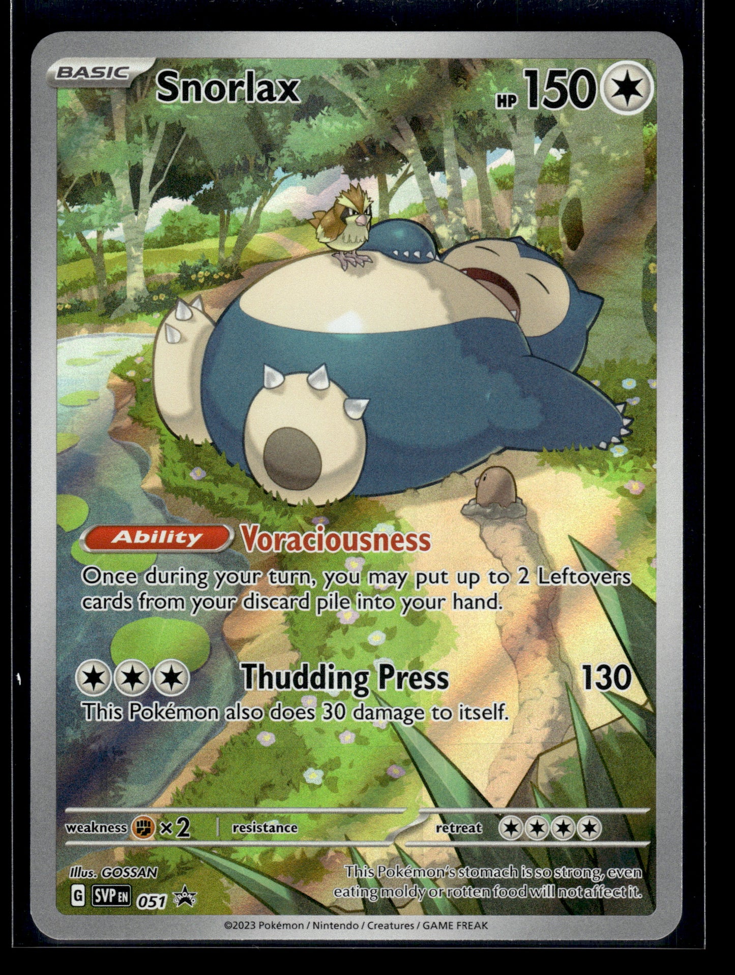 Snorlax #051 Scarlet & Violet Promo Cards VLP