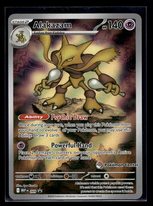 Alakazam #009 (Pokemon Center) Mega Evolution Promo VLP