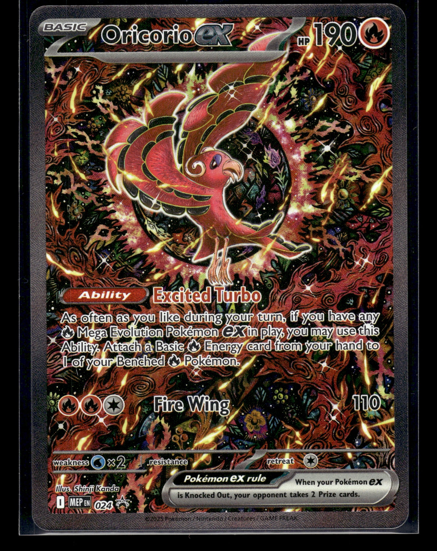 Oricorio ex #024 Mega Evolution Promo NM