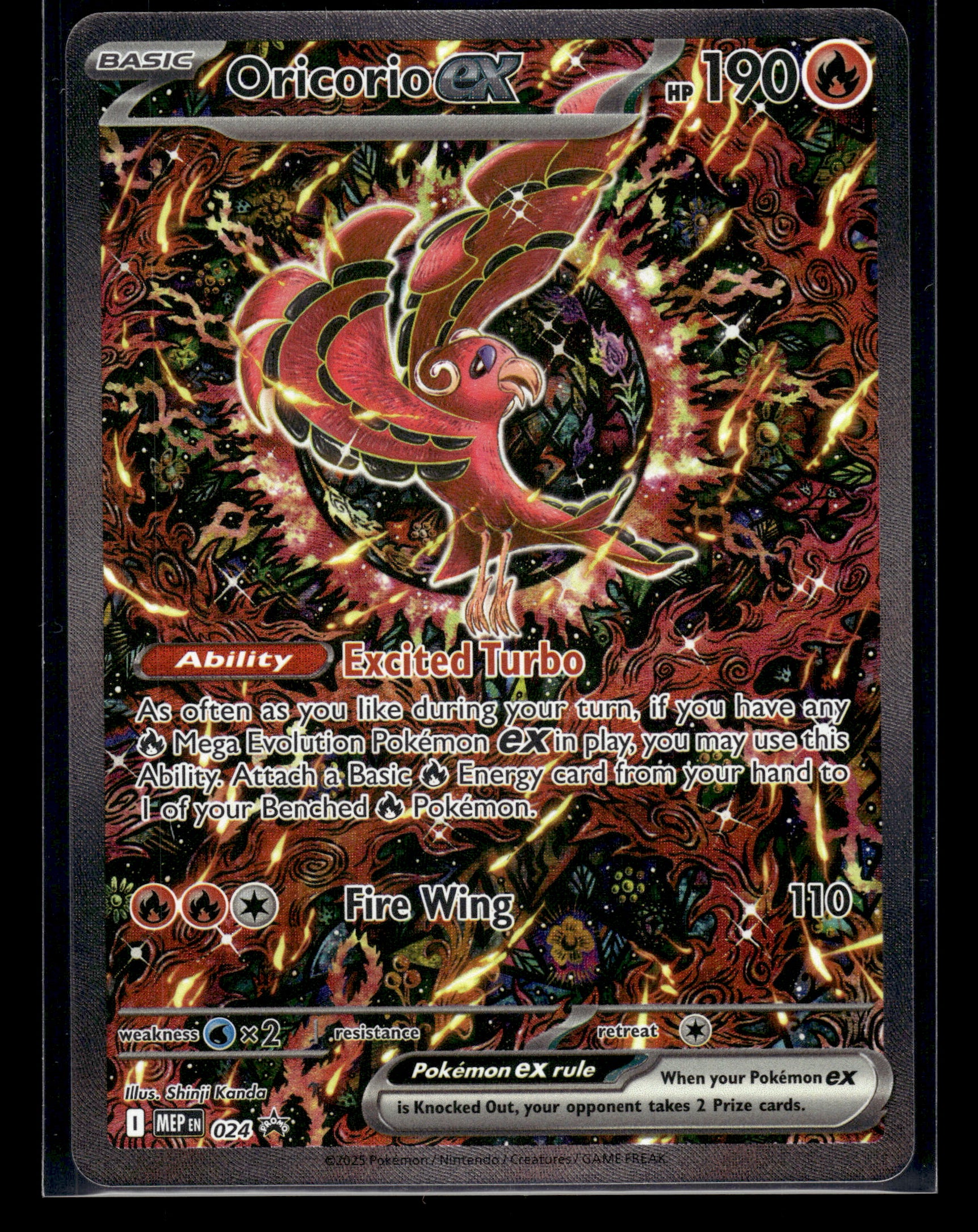 Oricorio ex #024 Mega Evolution Promo NM