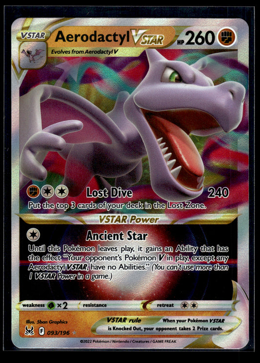 Aerodactyl VSTAR #093/196 Lost Origin LP