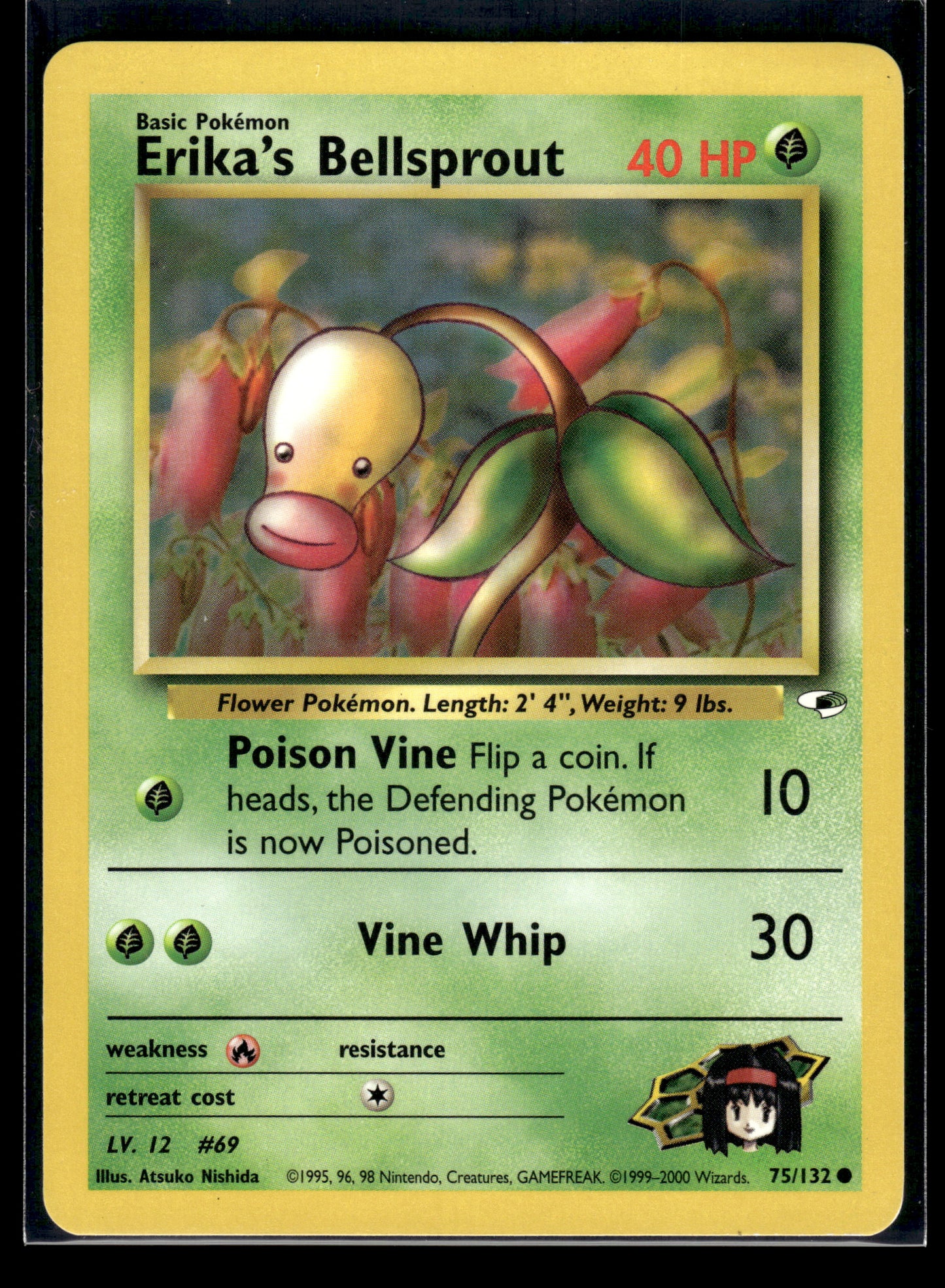 Erika's Bellsprout #075/132 Gym Heroes LP