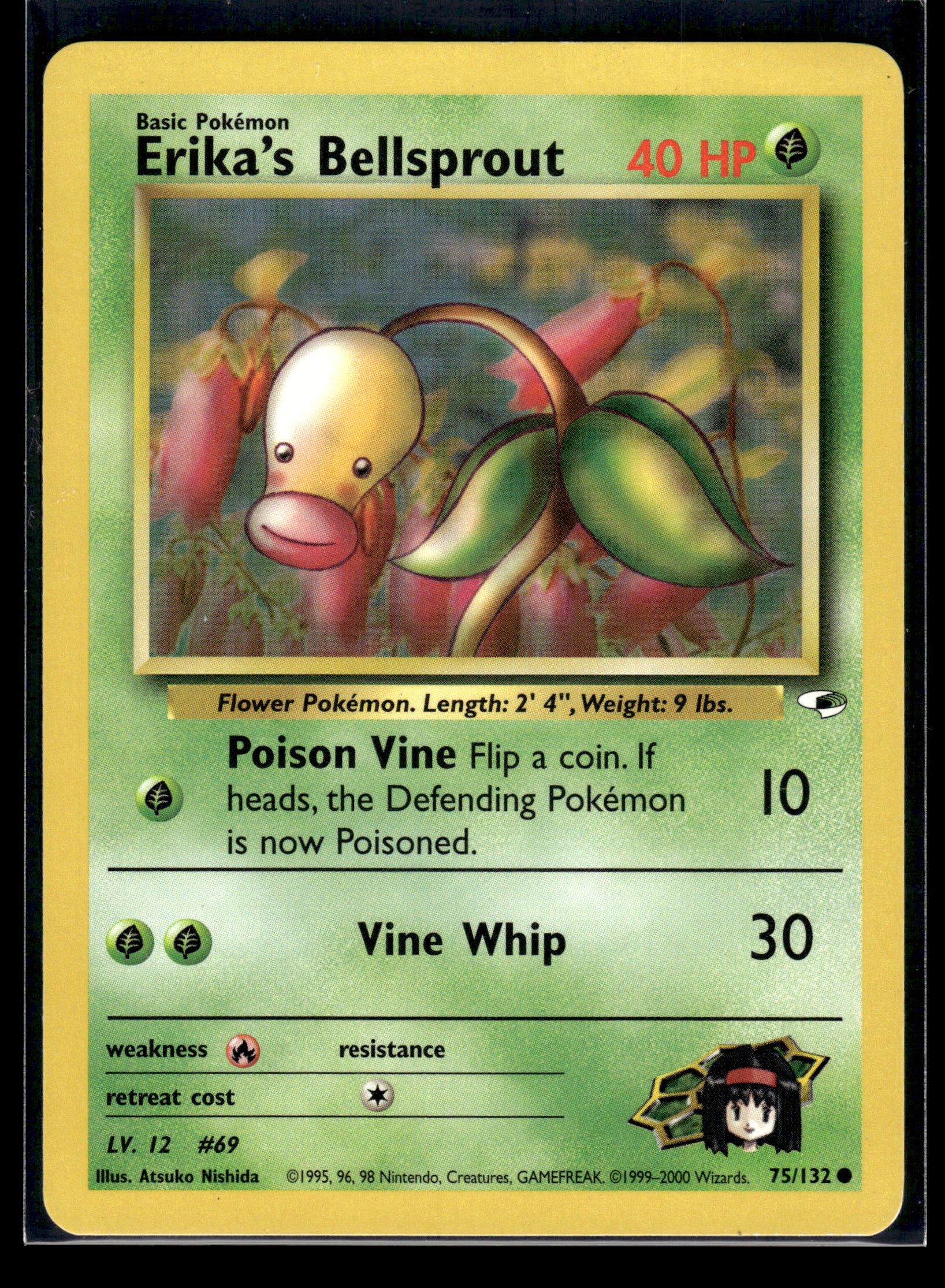 Erika's Bellsprout #075/132 Gym Heroes LP