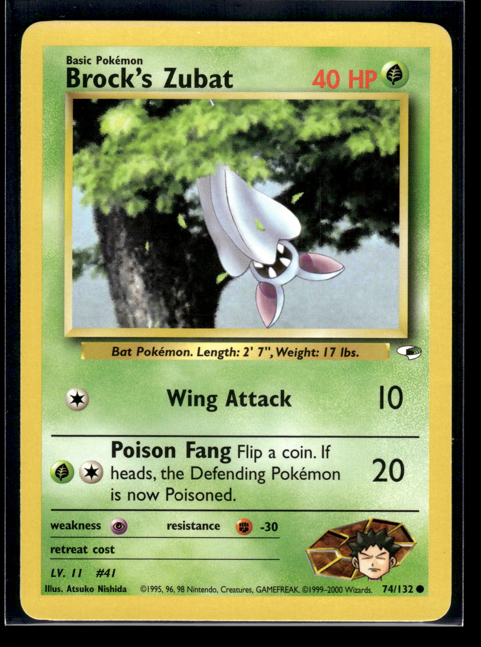 Brock's Zubat #074/132 Gym Heroes LP