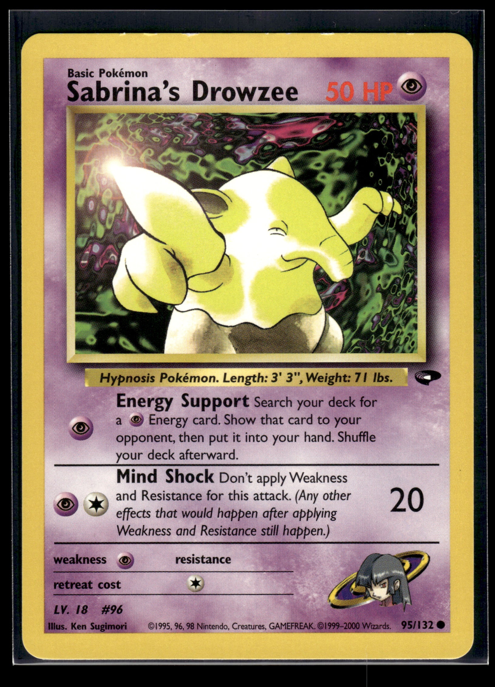 Sabrina's Drowzee #095/132 Gym Challenge LP