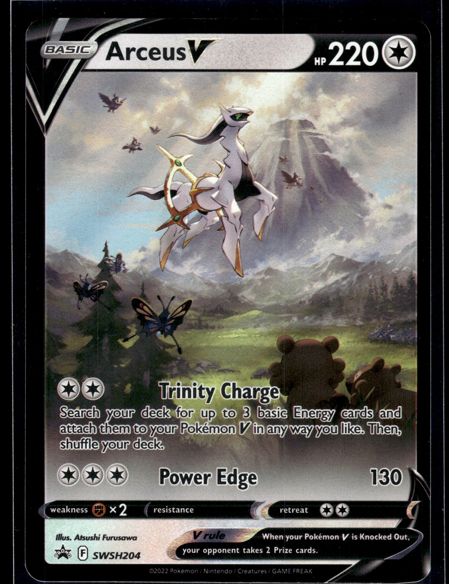 Arceus V #SWSH204 Sword & Shield Promo Cards VLP
