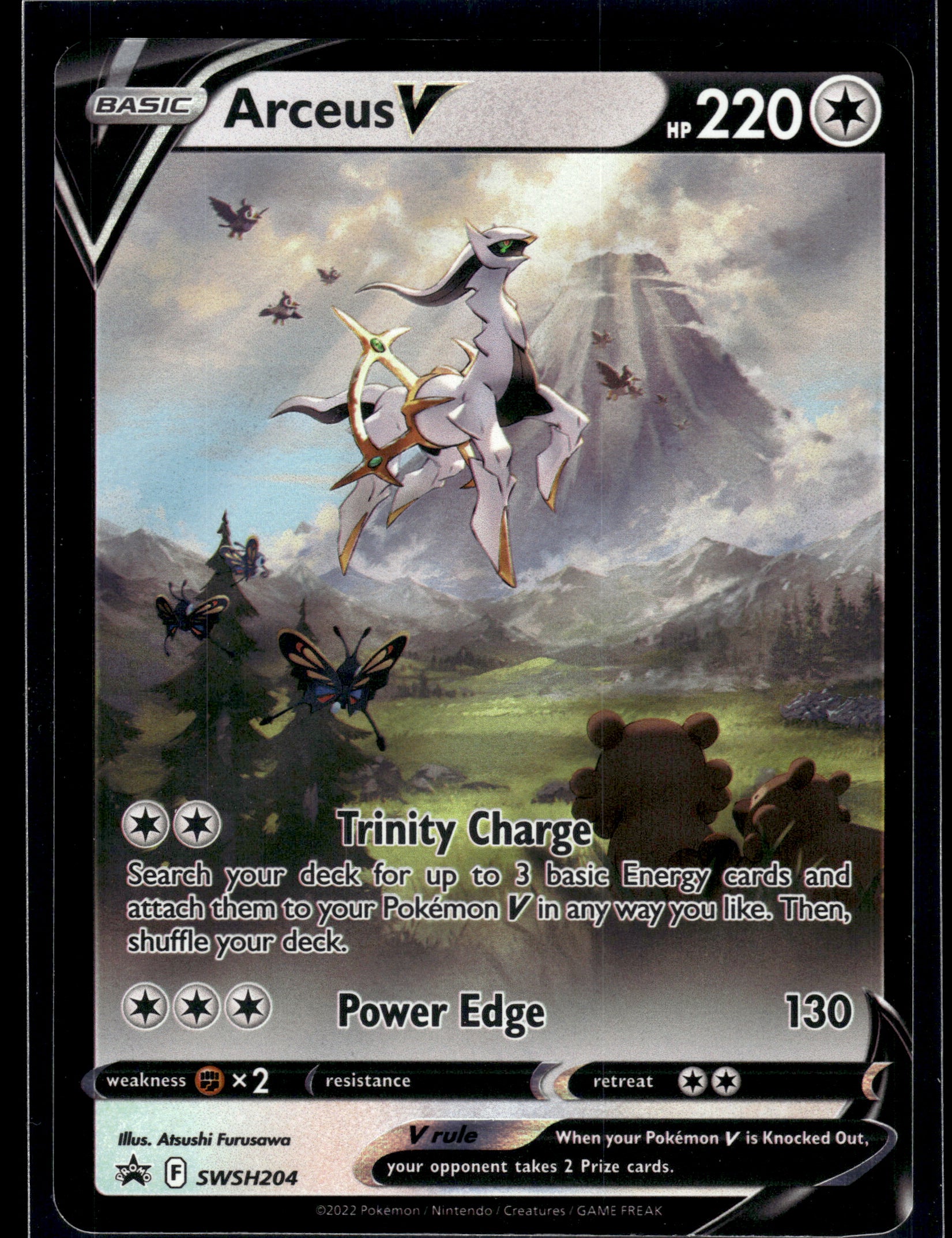 Arceus V #SWSH204 Sword & Shield Promo Cards VLP
