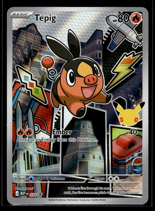 Tepig #050 Mega Evolution Promo NM