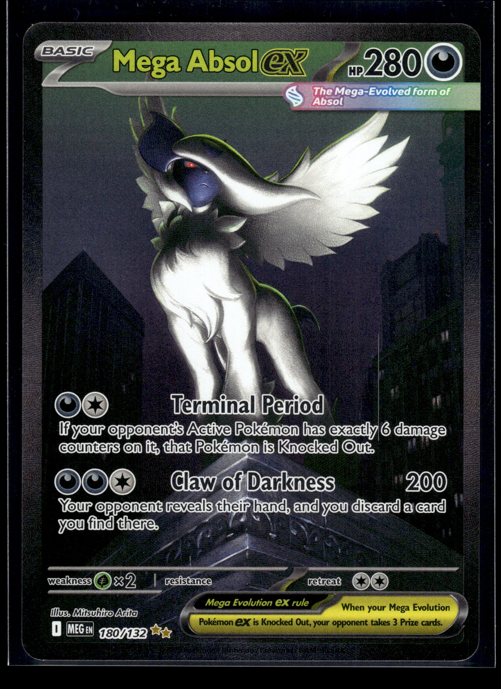 Mega Absol ex #180/132 Mega Evolution VLP