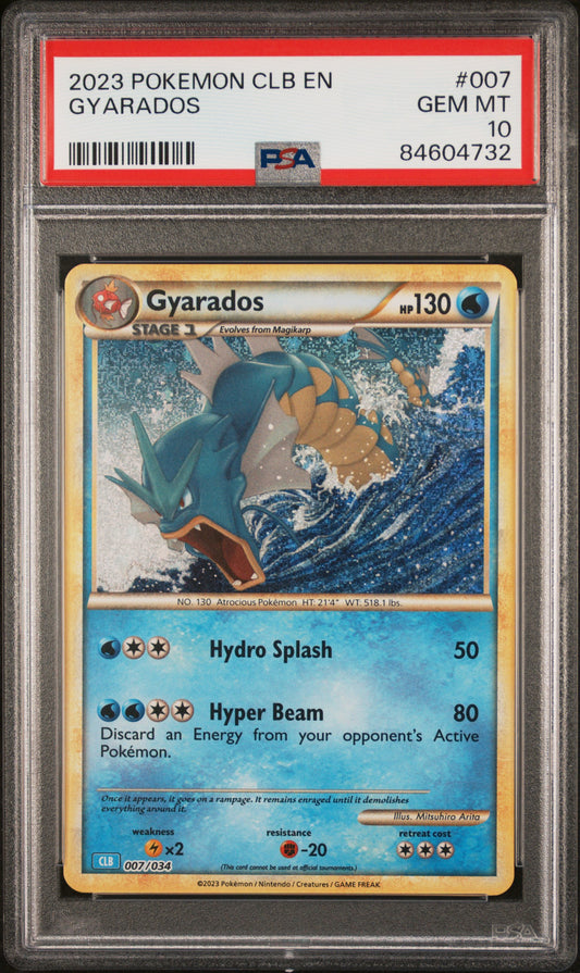 PSA 10 Gyarados #007 TCG Classic