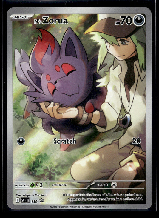 N's Zorua #189 Scarlet & Violet Promo VLP