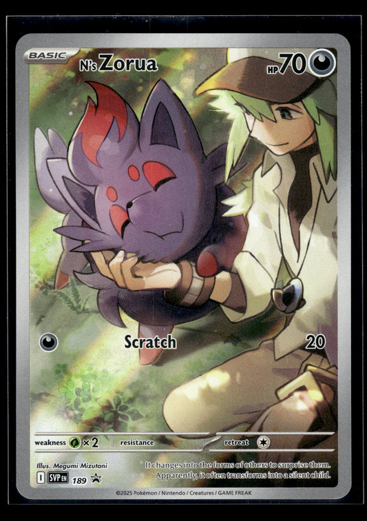 N's Zorua #189 Scarlet & Violet Promo VLP