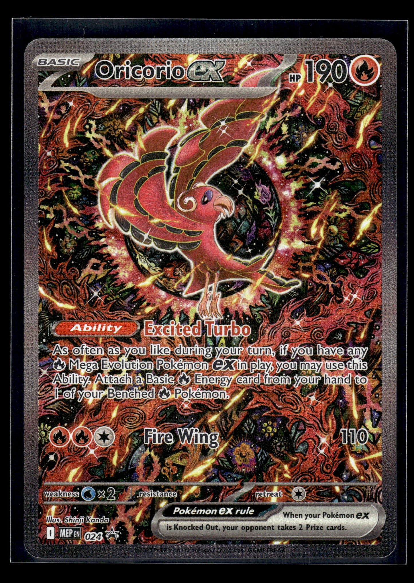 Oricorio ex #024 Mega Evolution Promo NM