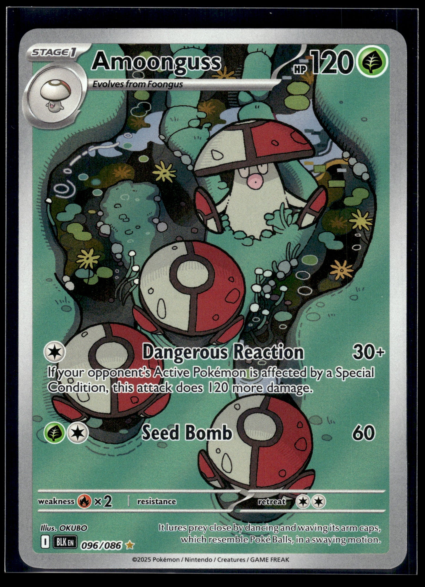 Amoonguss #096/086 Black Bolt LP