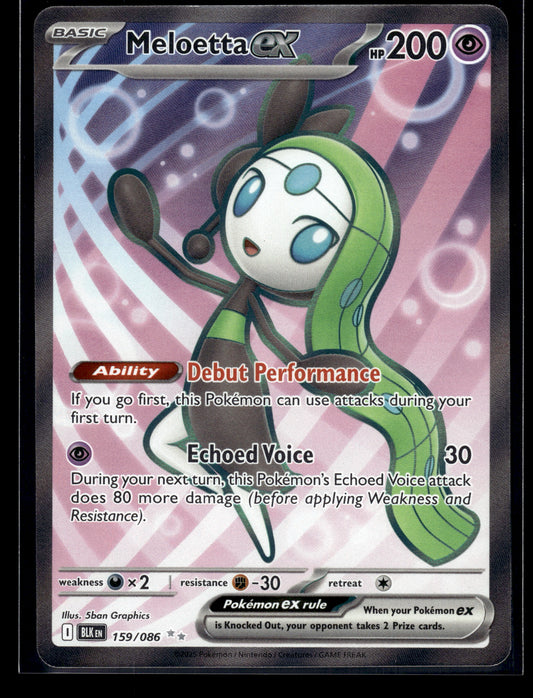 Meloetta ex #159/086 Black Bolt VLP