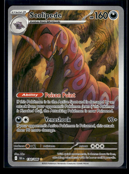 Scolipede #134/086 Black Bolt LP
