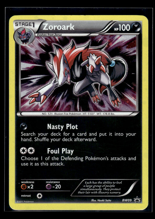 Zoroark #BW09 Black and White Promo MP